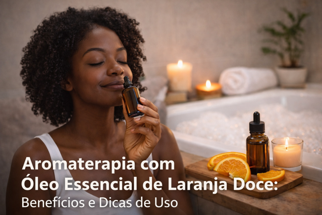 Óleo Essencial Puro de Laranja Doce para Relaxamento