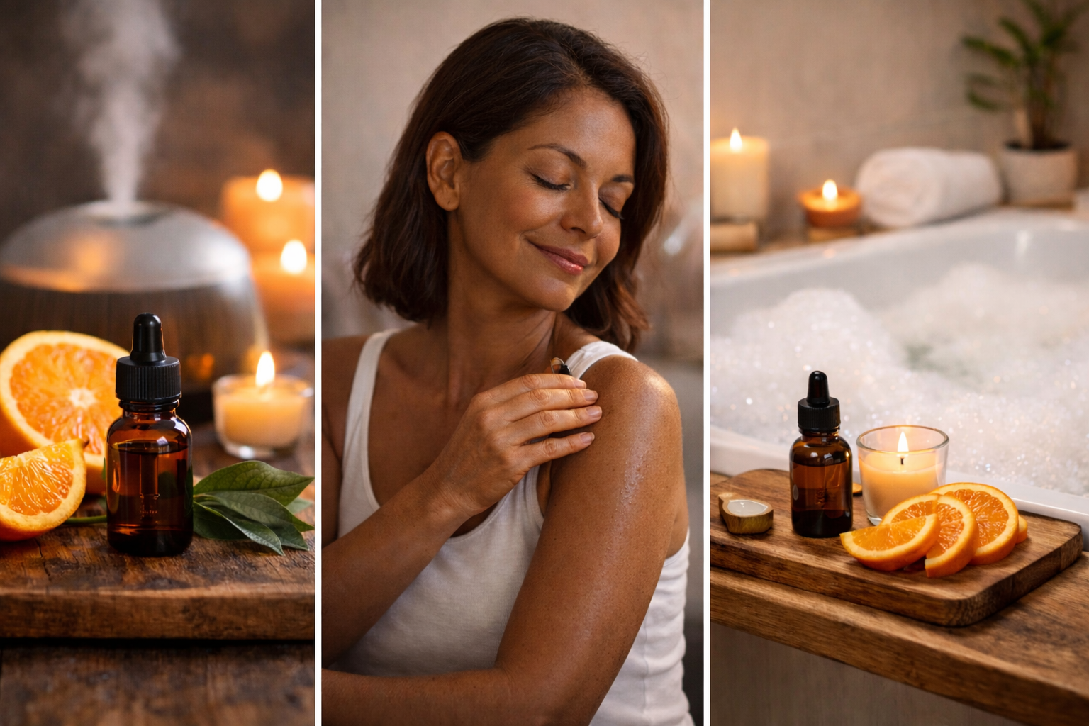 Óleo Essencial Puro de Laranja Doce para Relaxamento