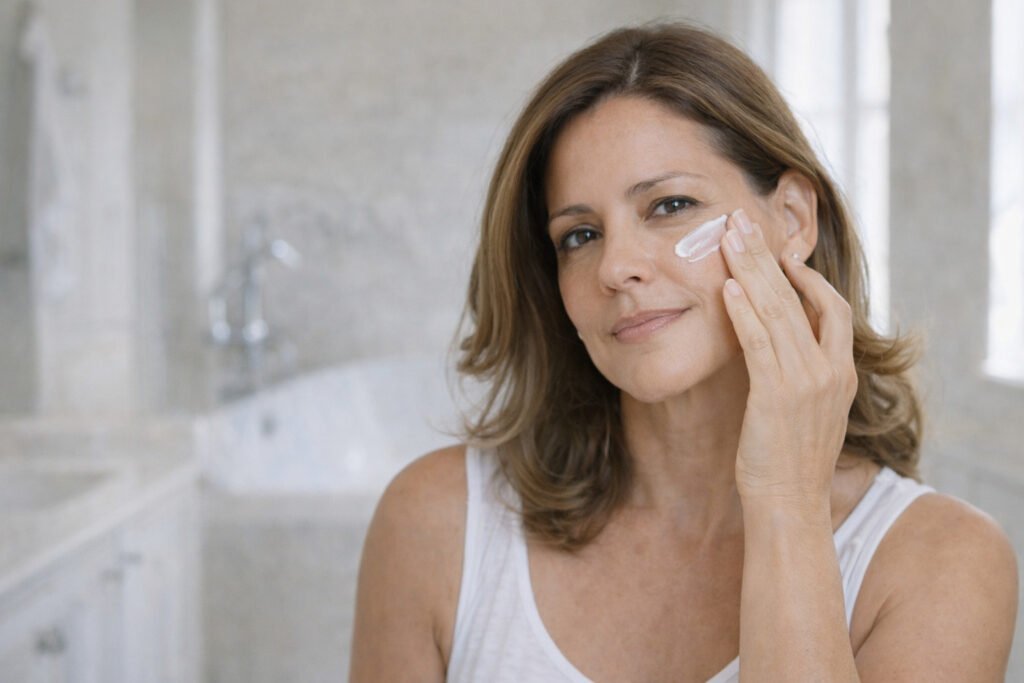 Protetor Solar protege a pele contra os efeitos solares.