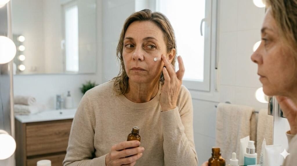 flacidez no rosto após os 40